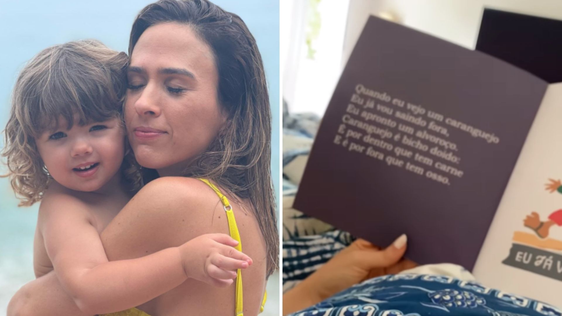 Prodígio! Aos 2 anos, filha de Tatá Werneck lê livro: “Faz meu imposto de renda”