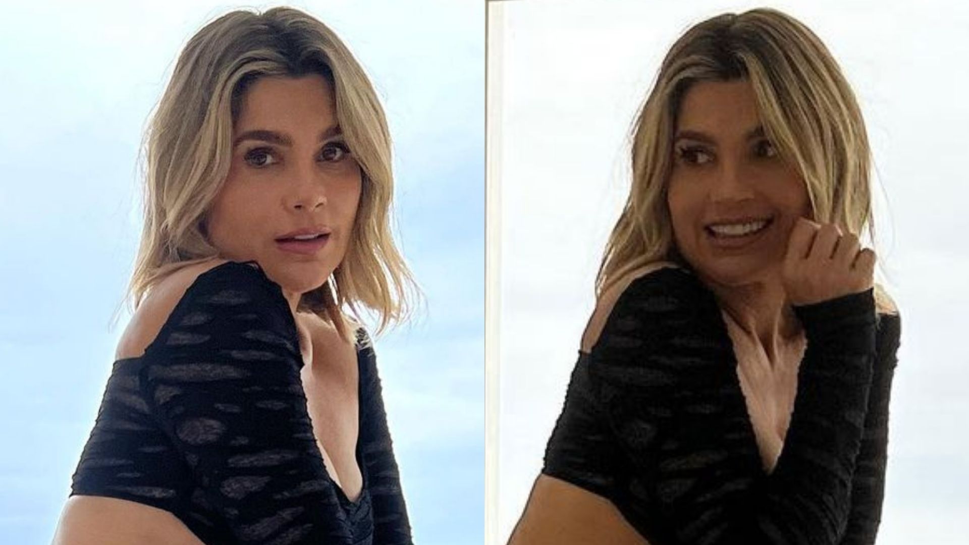Flávia Alessandra elege look todo aberto e ostenta corpão sequinho: “Gatona”
