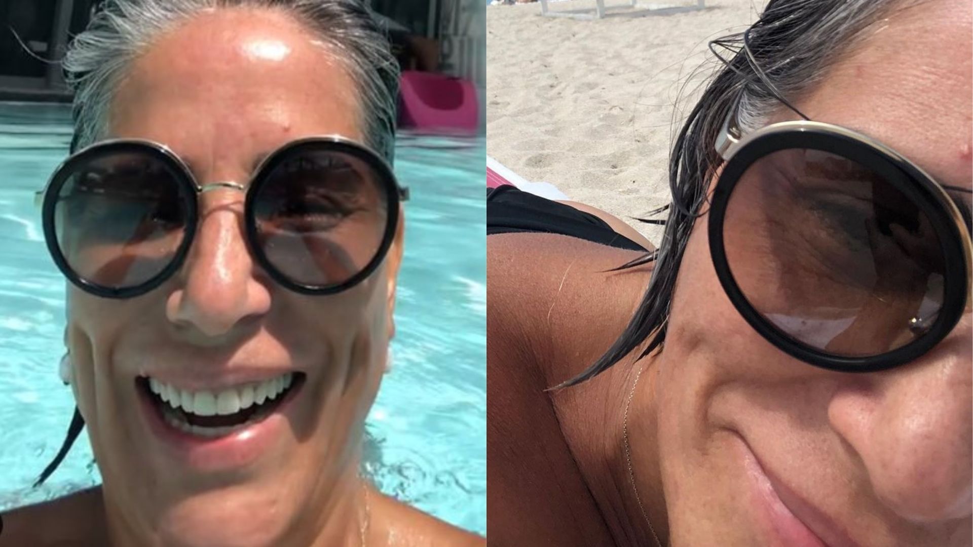Aos 58 anos, Glória Pires se clica de biquíni e dá close no bumbum: “Igual vinho”
