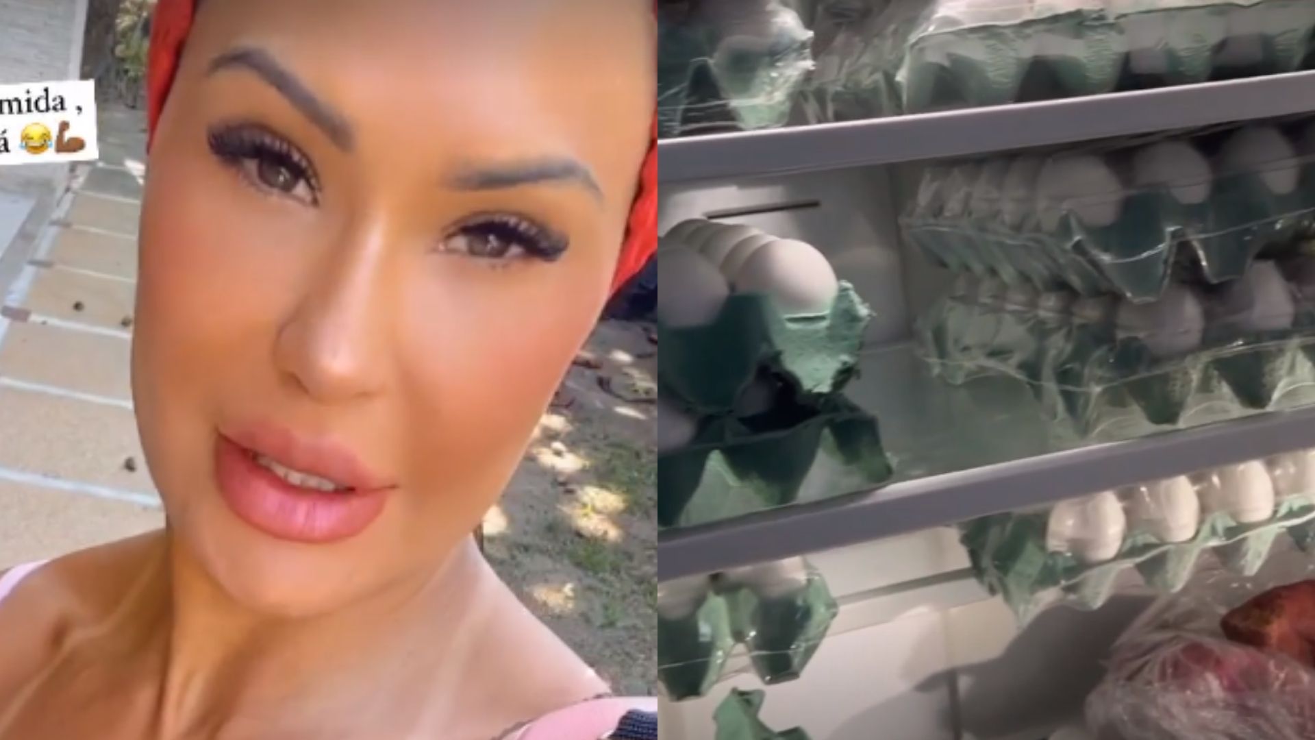 Gracyanne Barbosa choca ao mostrar estoque de ovos em casa: “Geladeira fitness”