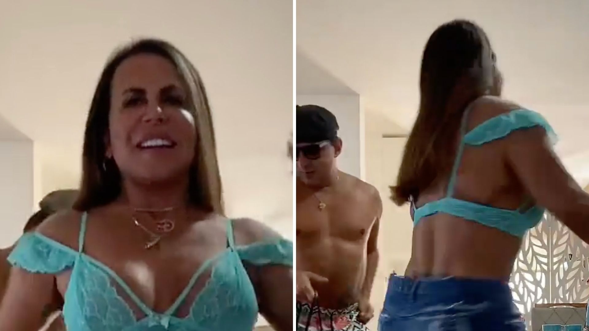 Aos 62 anos, Gretchen causa ao rebolar de shortinho e top transparente: “Maravilhosa”