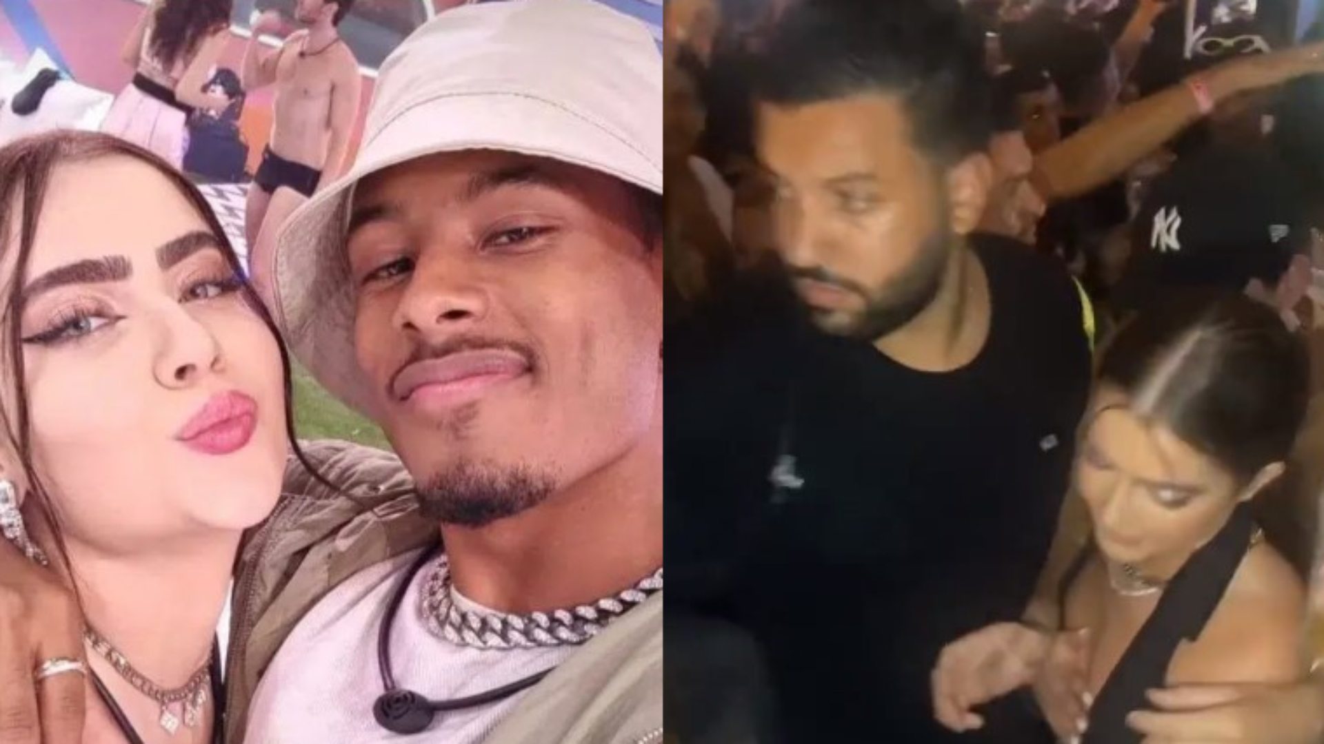 Assumidos? Ex-BBBs Jade Picon e Paulo André são flagrados deixando festa juntos