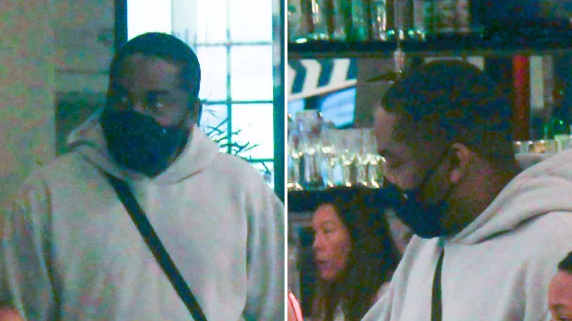 Em momento raro, Lázaro Ramos é flagrado com os filhos em passeio no shopping