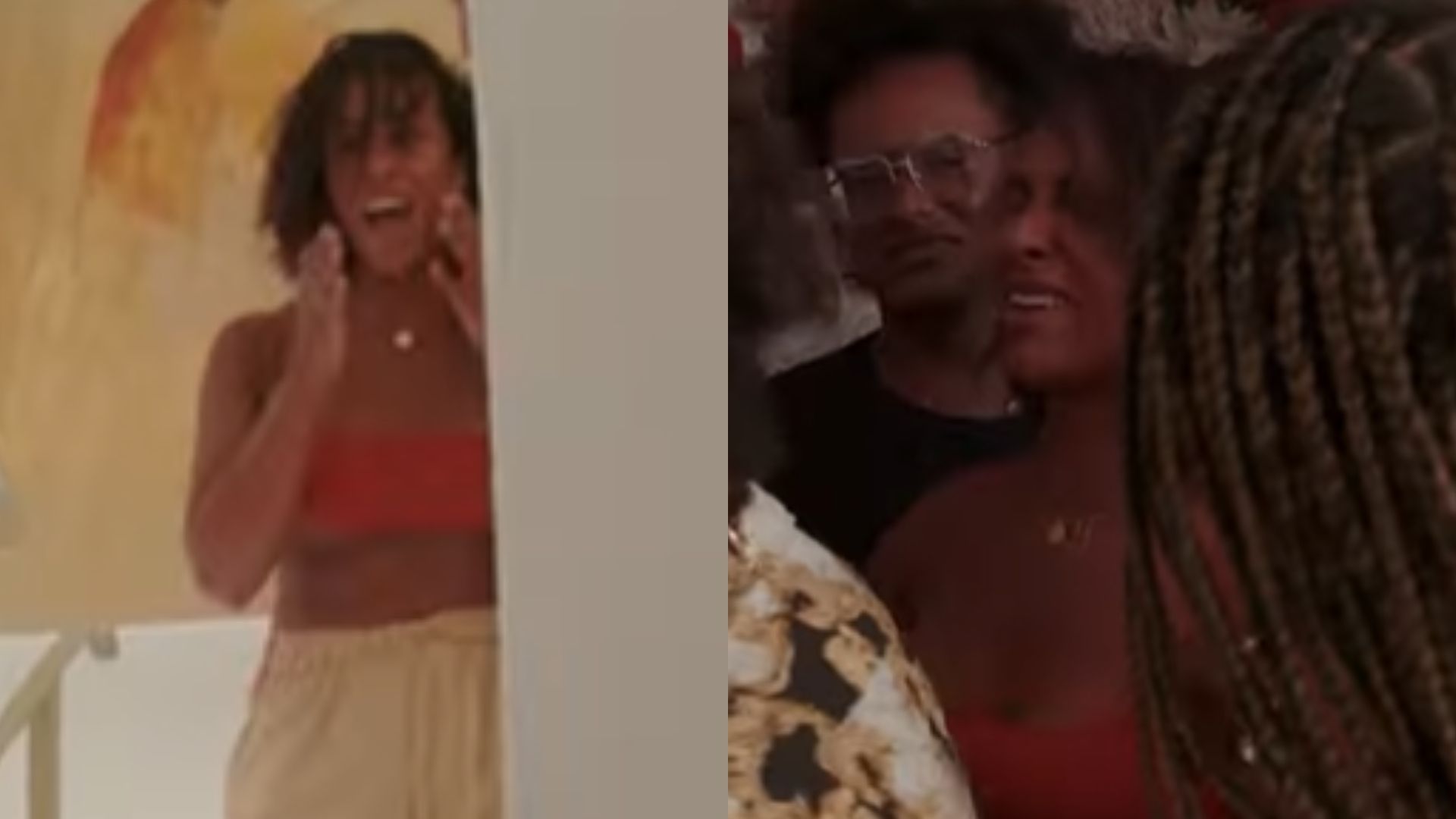 BBB22: Lina volta para casa e chora muito ao ser recebida por seu bonde: “Surpresa”