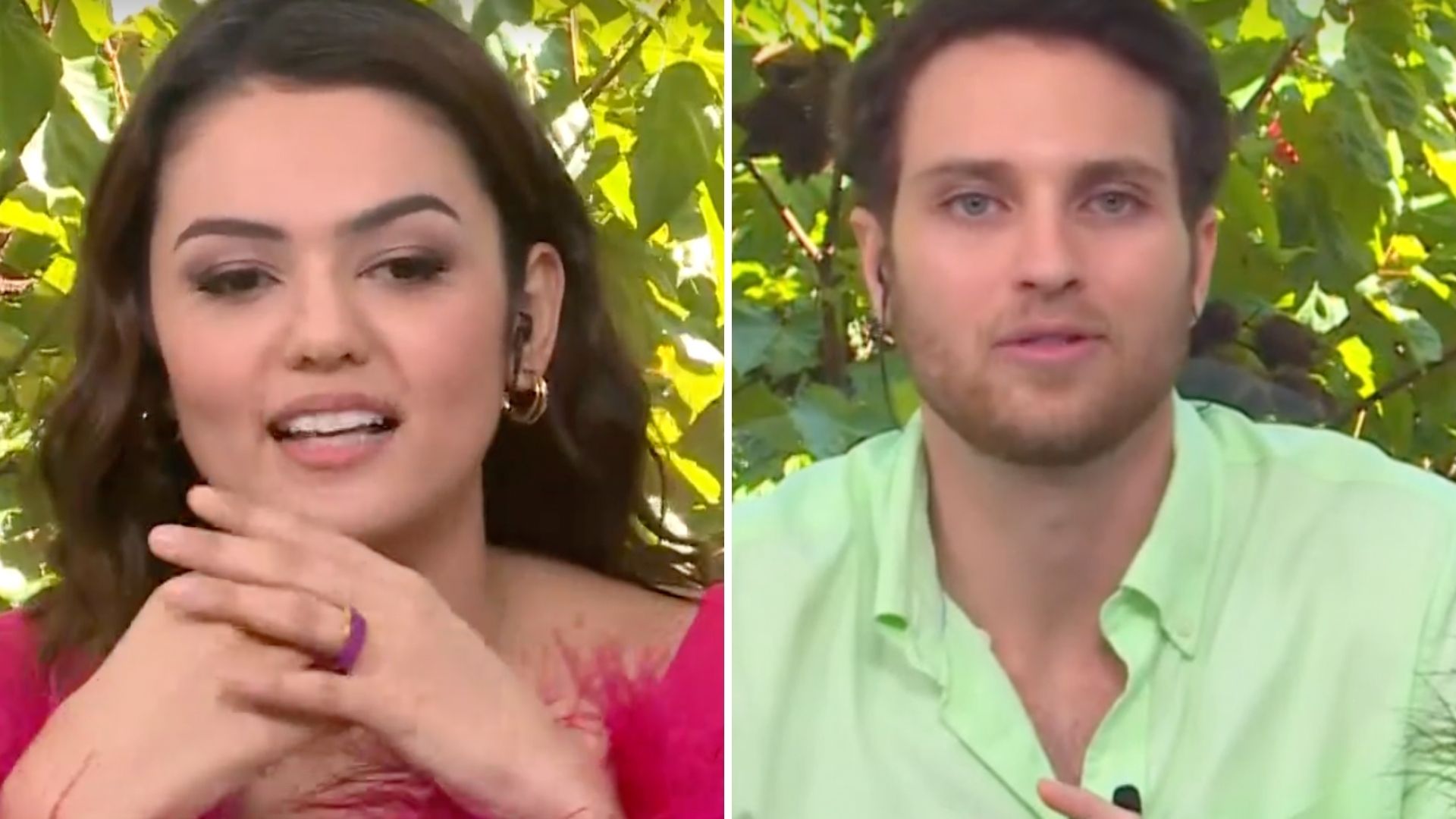 Eslovênia desconversa após Ana Maria perguntar se ela ama Lucas: “Vamos com calma”
