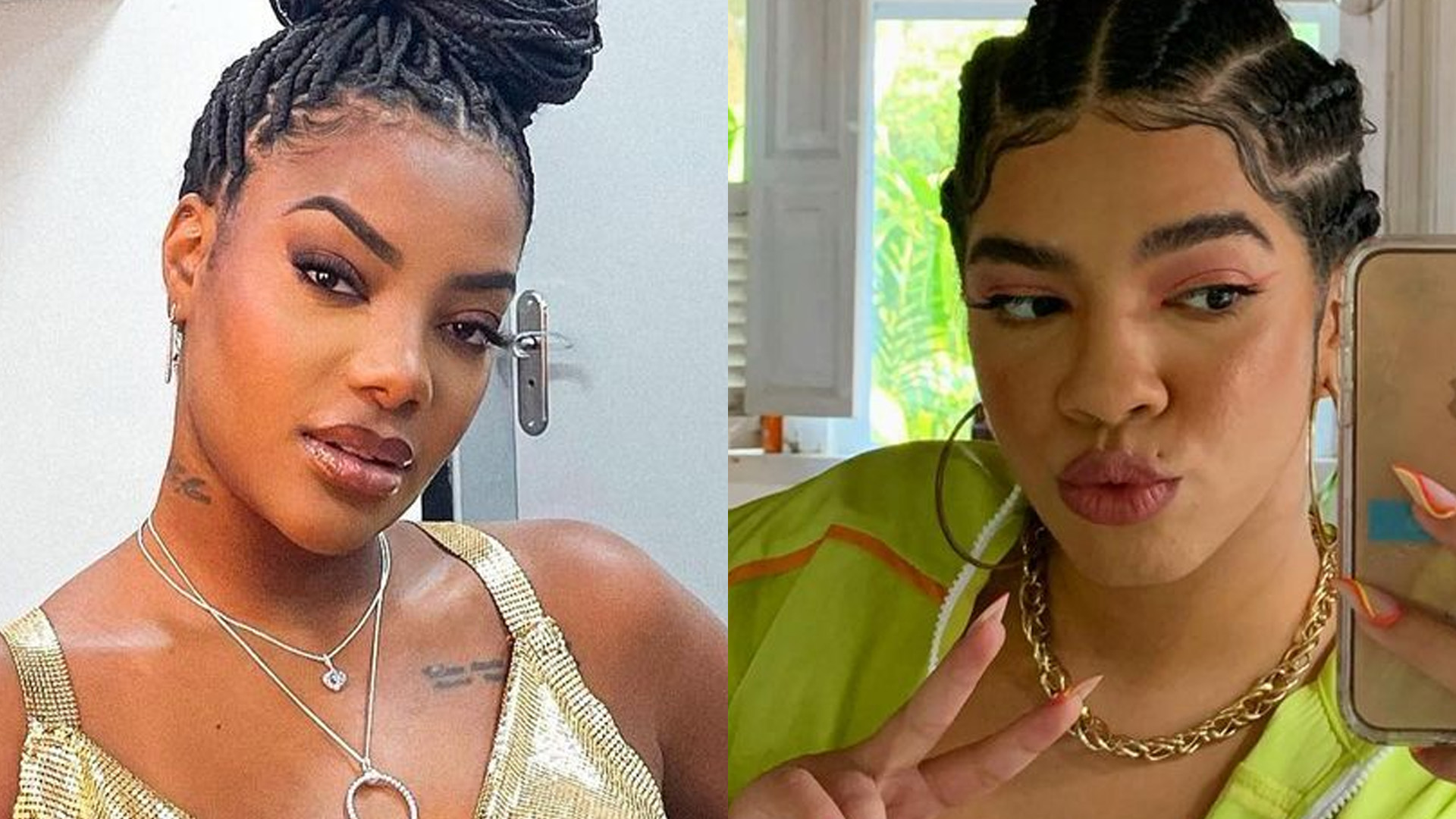 Ludmilla posa com decotão e ex-BBB Maria solta cantada: “Que gata”
