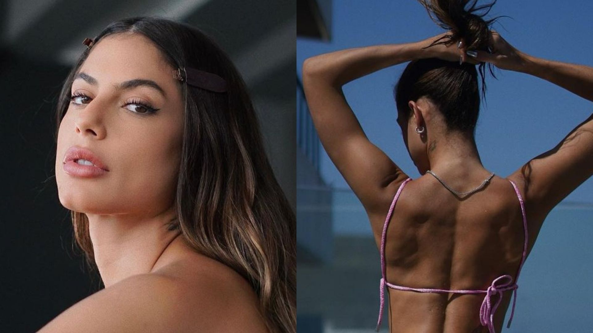 De biquíni, ex-BBB Mari Gonzalez ostenta corpo sarado em banho de sol: “Sequinha”