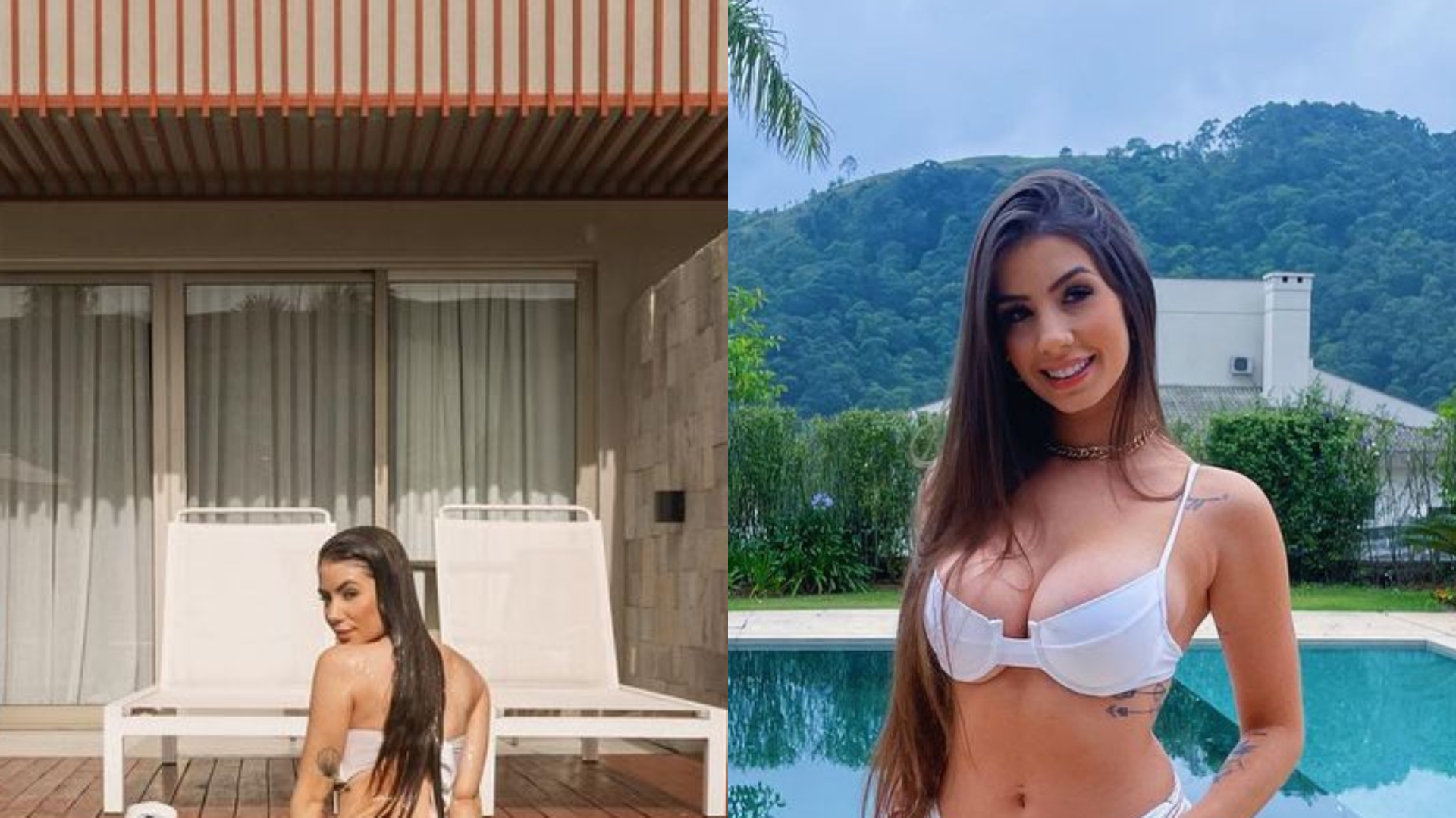Ex-noiva de Whindersson Nunes, Maria Lina faz biquíni sumir em bumbum GG: “Gata”