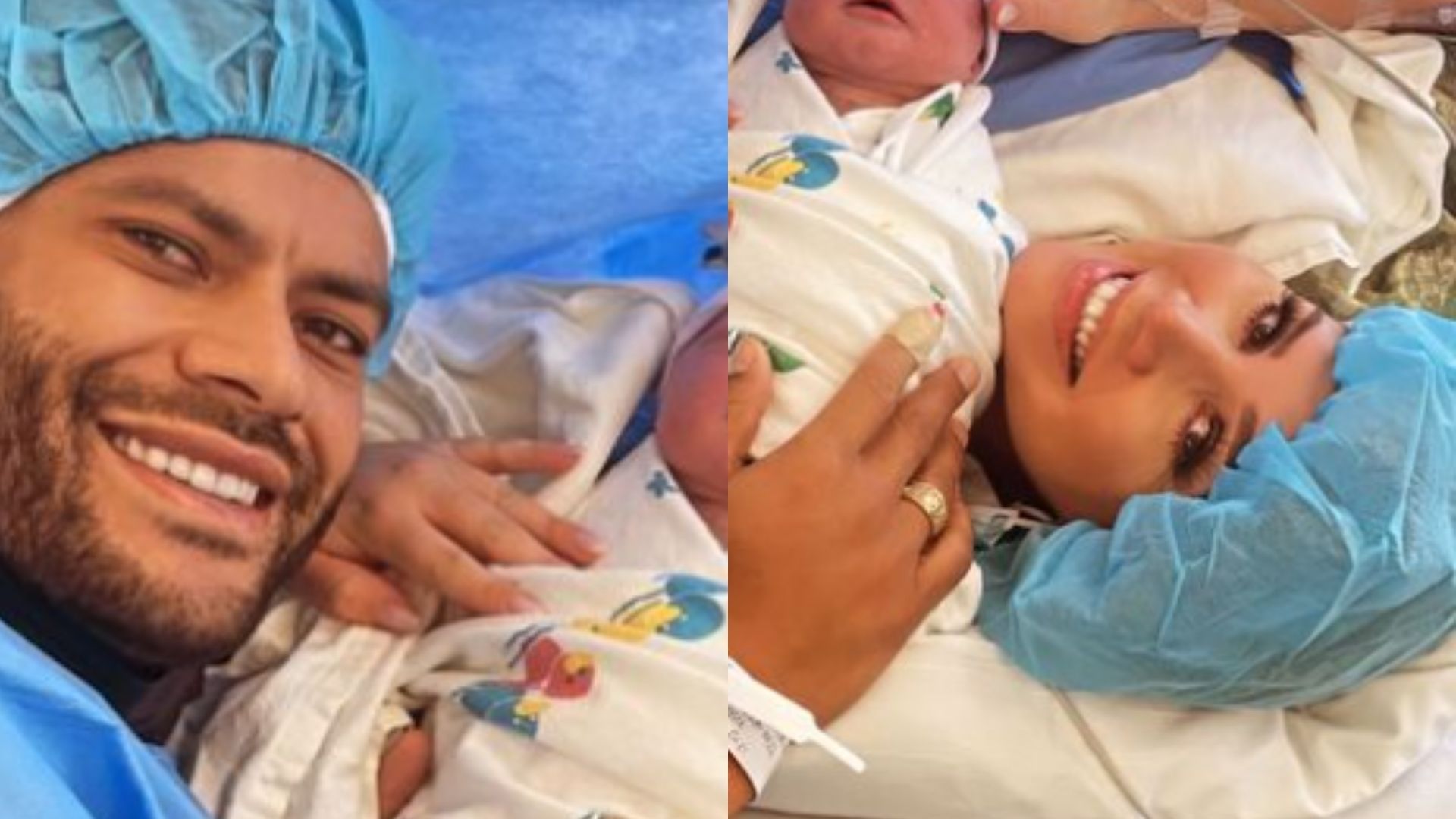 Ela chegou! Nasce primeira filha de Hulk Paraíba e Camila Ângelo: “Minha princesa”