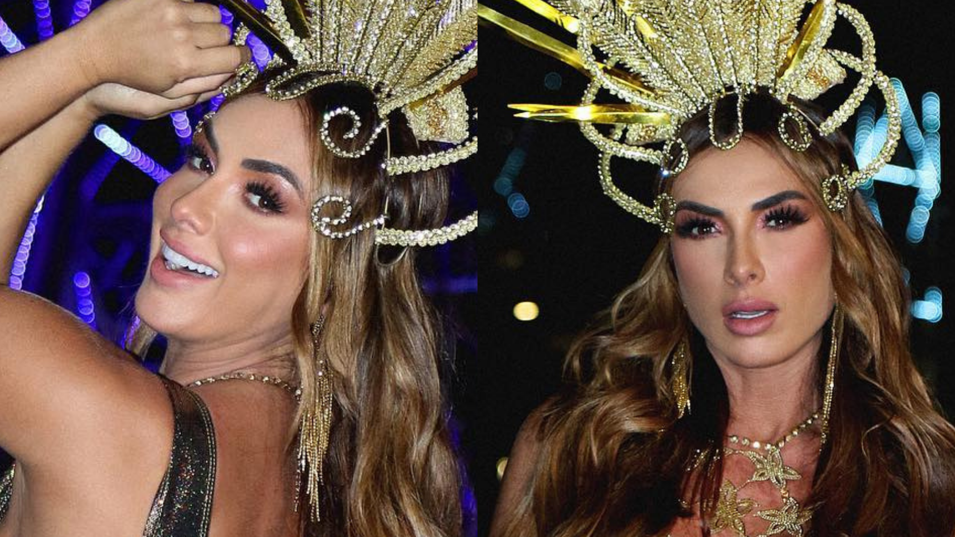 Nicole Bahls posa com look cavadíssimo de Carnaval e exibe bumbum gigante: “Deusa”