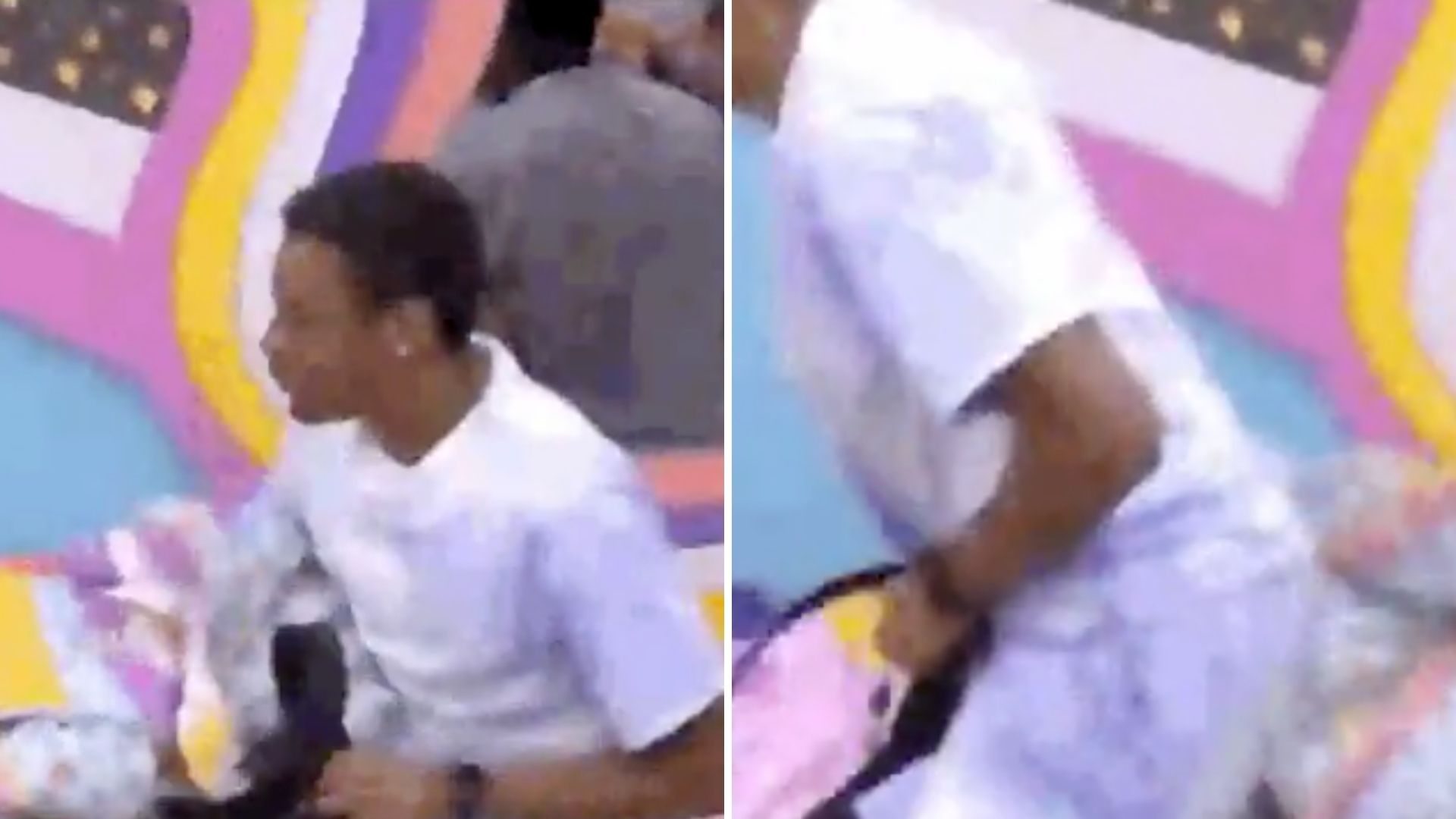 BBB22: Paulo André acorda animado e mostra volume: “Fiquei galudão”