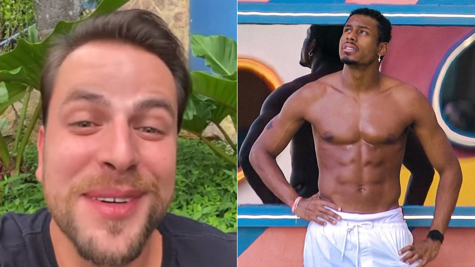 BBB22: Gustavo diz que PA o fez duvidar de sua heterossexualidade: “Gato demais”