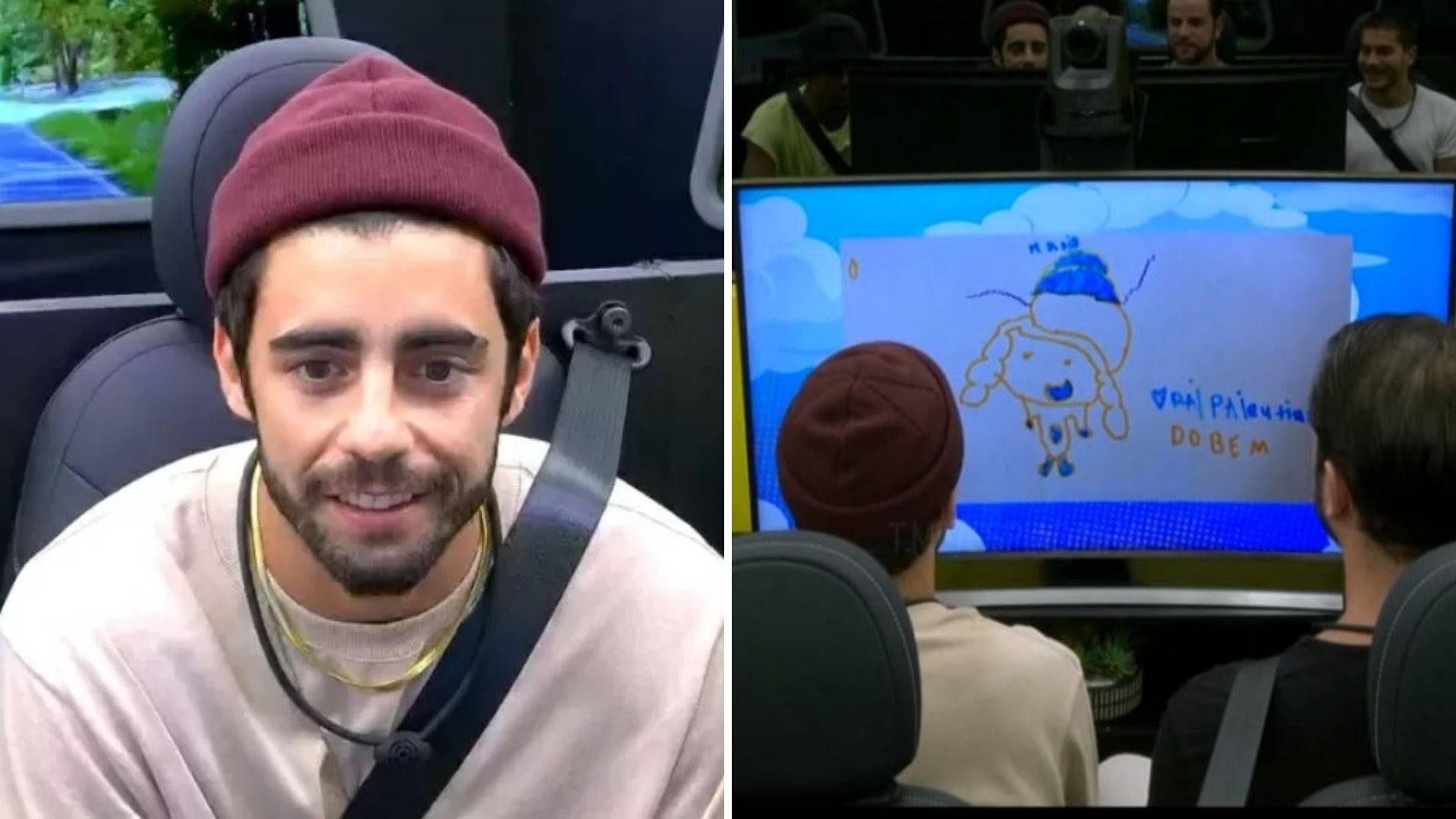 BBB22: Alívio! Scooby é presenteado pelos filhos no Almoço do Anjo: “Tá tudo bem”
