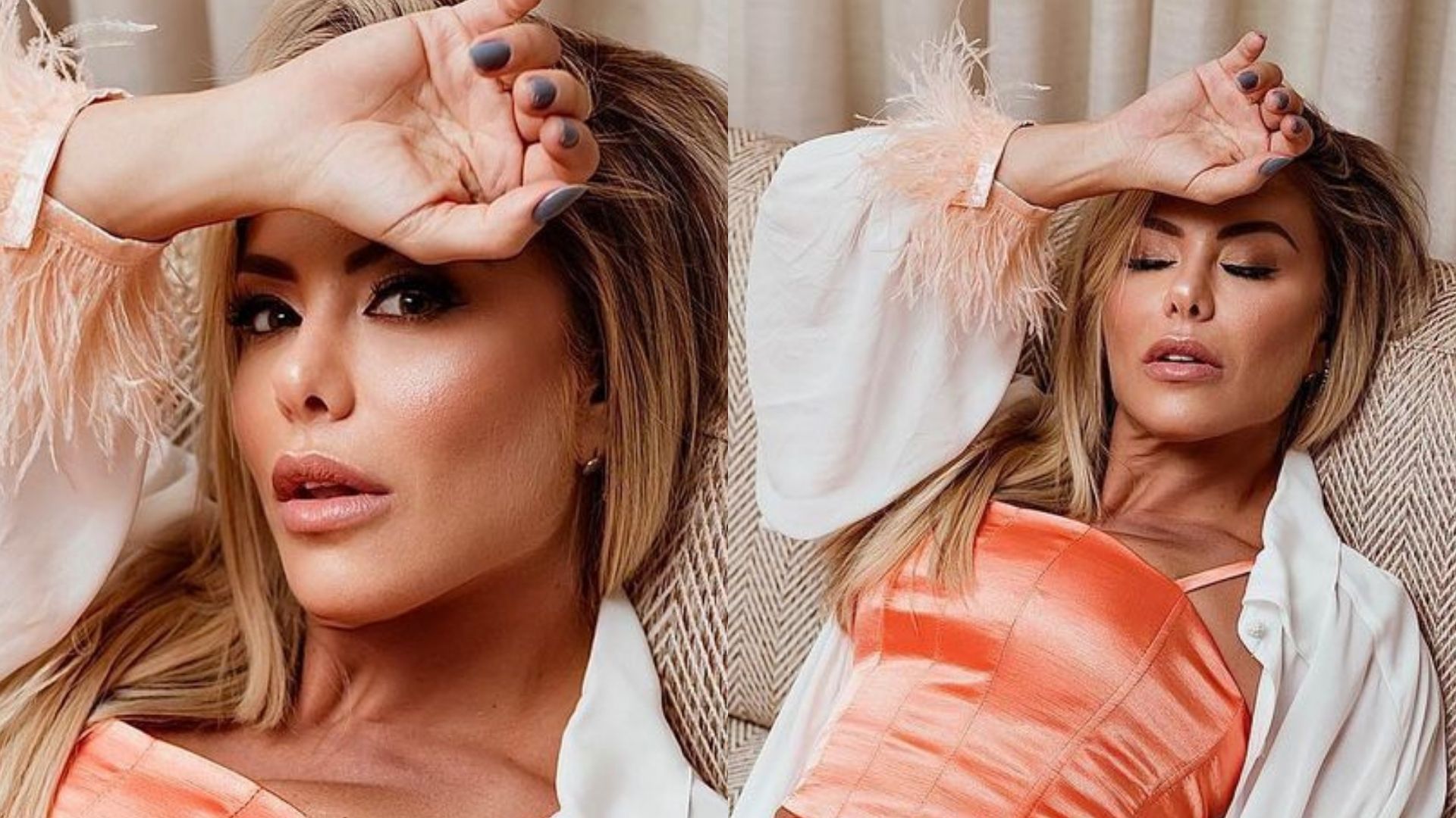 Poliana Rocha sensualiza em look justinho e jovialidade choca: “Carinha de moça”