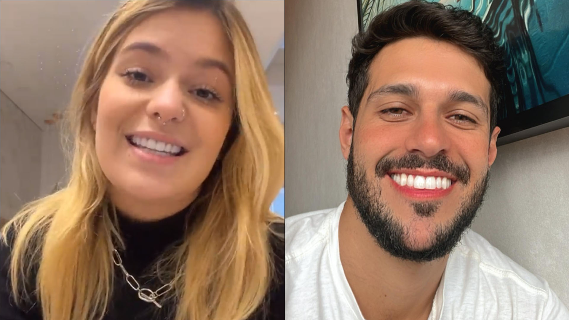 Ex-BBB Viih Tube se emociona ao ver Rodrigo Mussi após extubação: “Muito feliz”