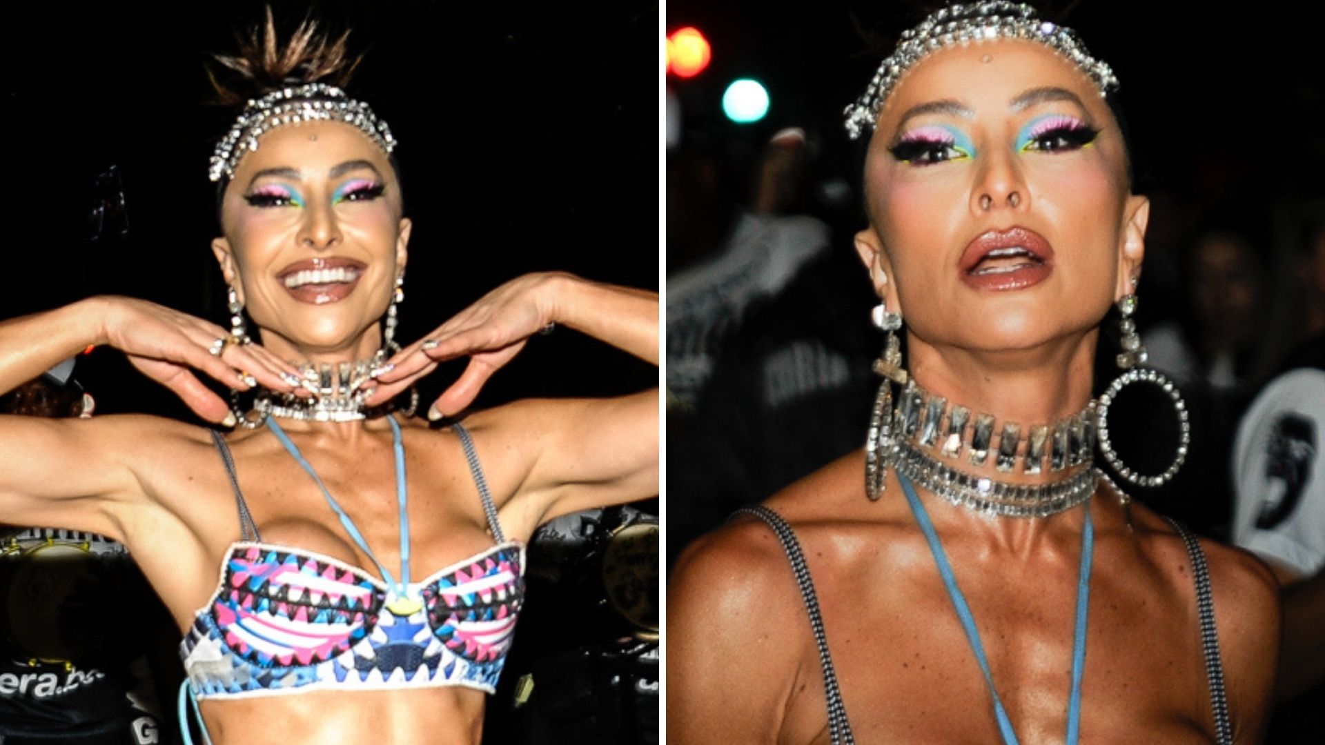 Sabrina Sato exibe braços definidos, barriga trincada e cinturinha em ensaio pré-Carnaval