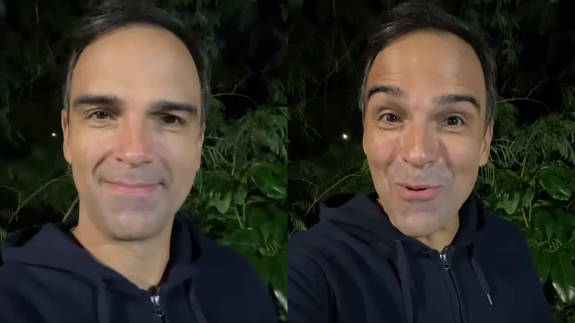Tadeu Schmidt comemora 3,5 milhões de seguidores e faz promessa: “Foto de sunga”