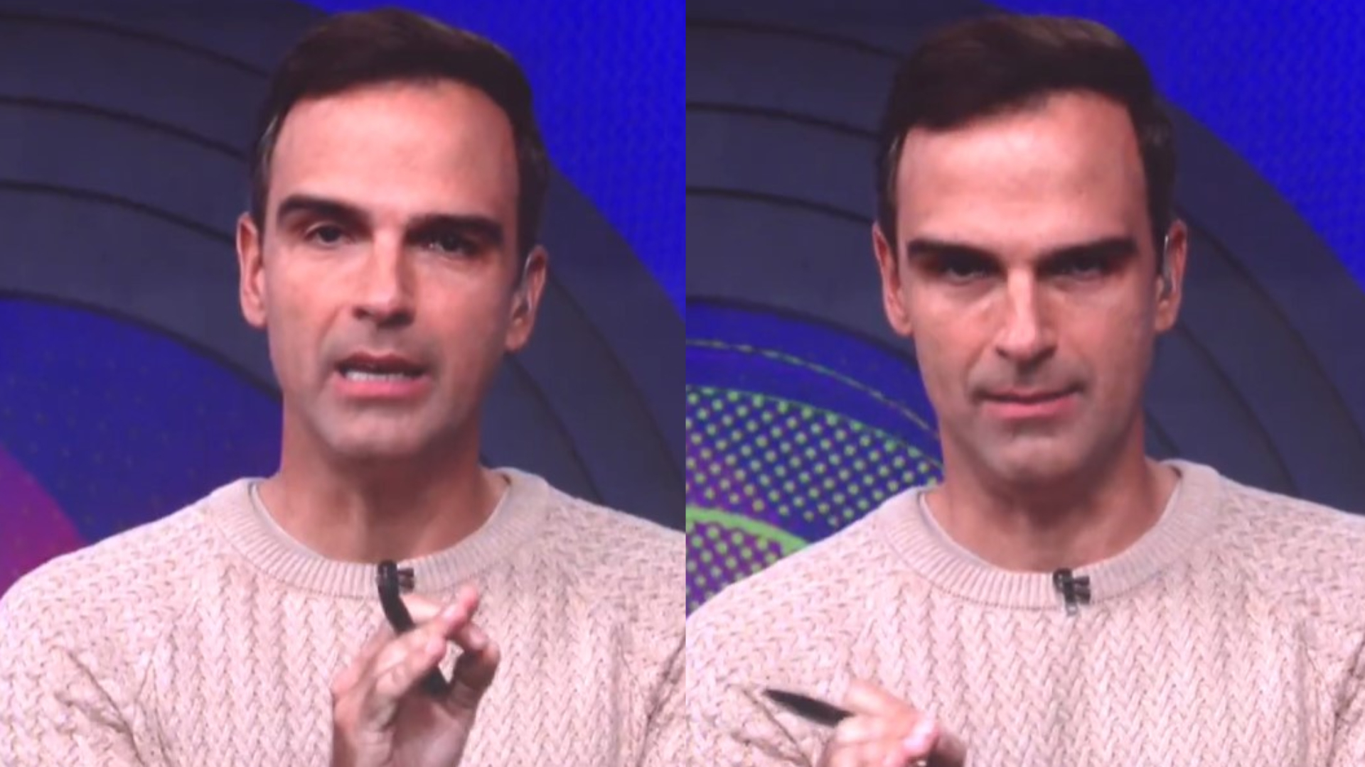 BBB22: Tadeu Schmidt dá bronca ao vivo e detona complô de brothers: “Esdrúxulo”