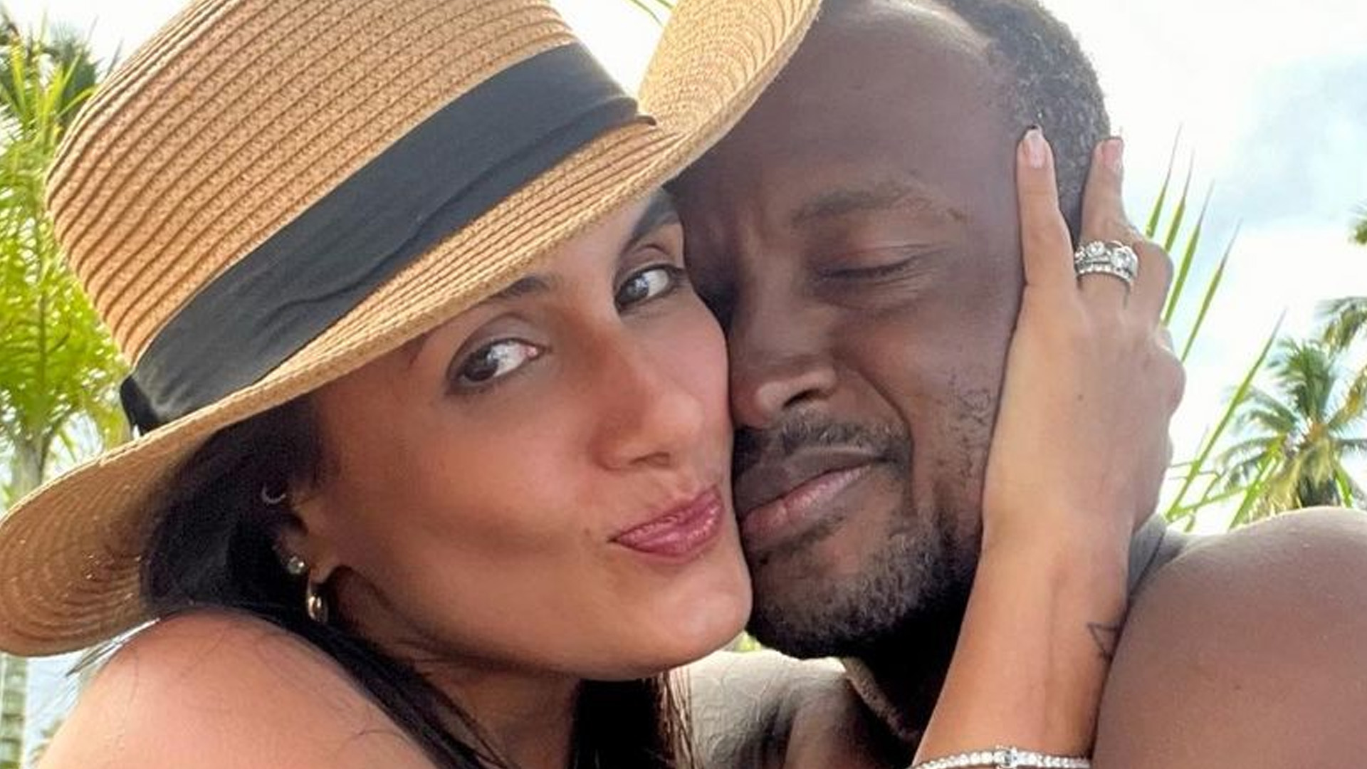 Thiaguinho mostra fotos inéditas com Carol Peixinho e se declara: “Ilumina minha vida”