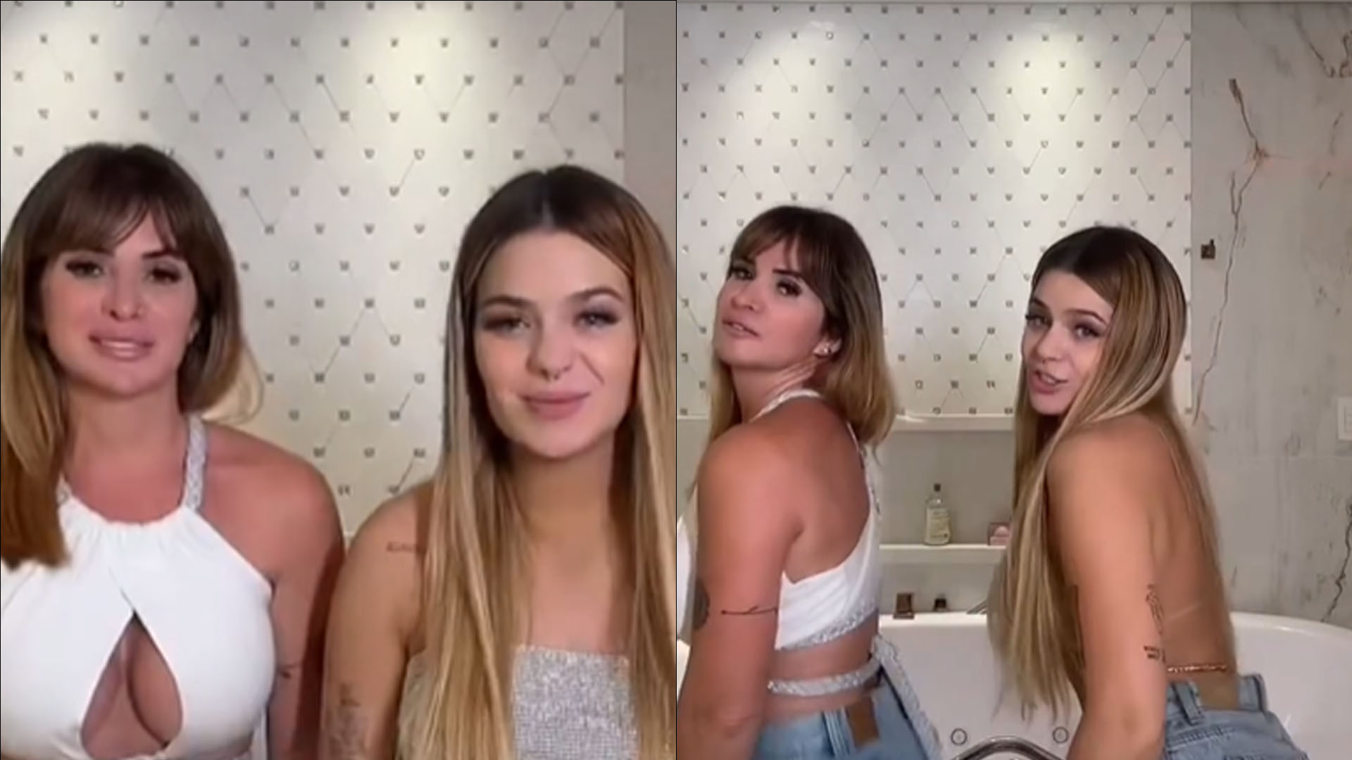 De shortinho, ex-BBB Viih Tube rebola com mãe em vídeo picante:  “Imagina no palco”