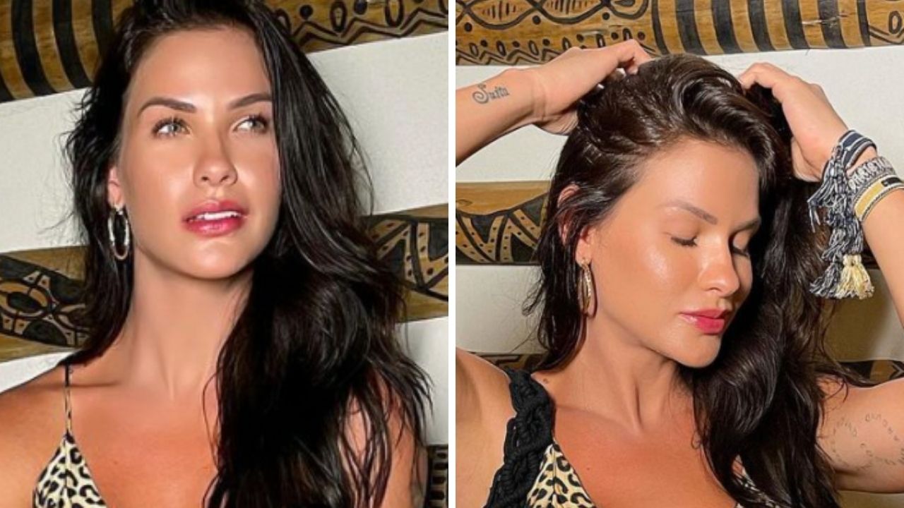 Andressa Suita posa com vestido de alcinha e esbanja sensualidade em noite com amigos: “Deusa”