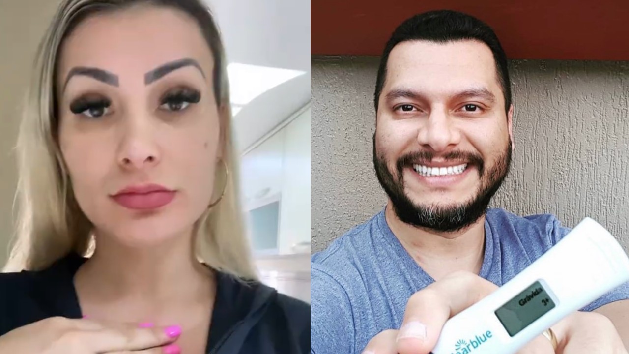 À espera do segundo filho, Andressa Urach diz que está sofrendo com sintomas: “Estou chorando”