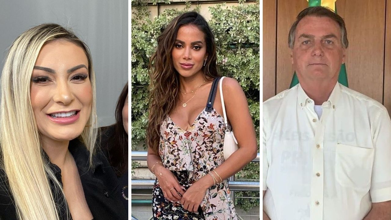 Anitta nega estar processando Andressa Urach após polêmica envolvendo o presidente: “Essa notícia não é verdadeira”