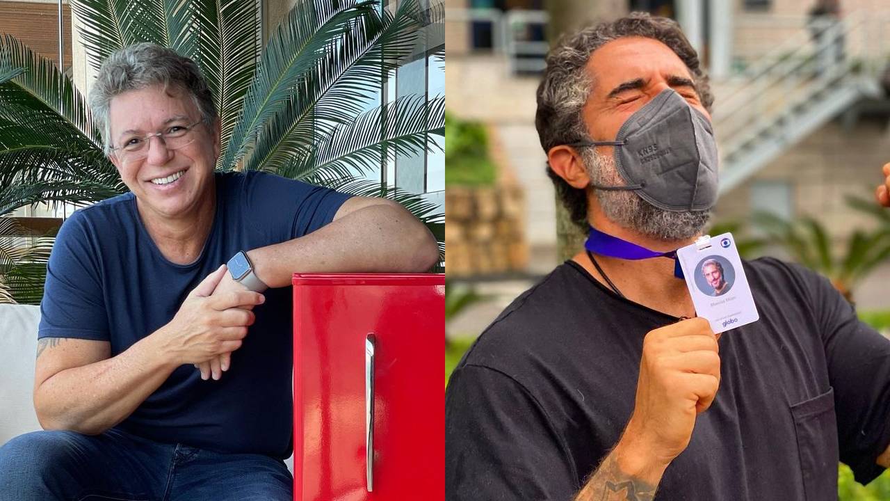 Boninho rasga elogios a Marcos Mion e mostra clique inédito das gravações do ‘Caldeirão’: “Surpreendente”