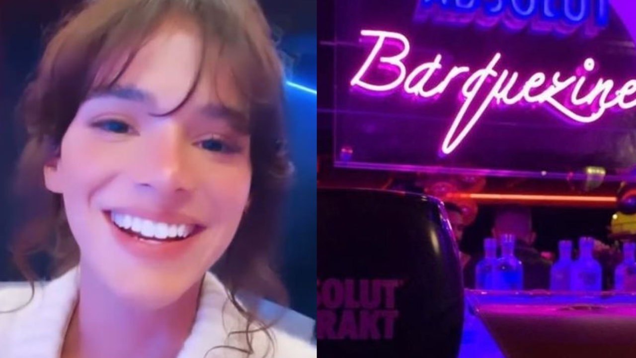 Bruna Marquezine ganha festão surpresa na garagem de sua mansão e se emociona: “Apaixonada”