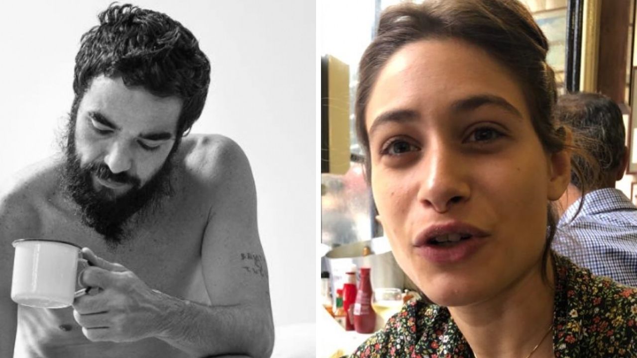 Caio Blat posa de cueca, volume generoso chama a atenção e Luisa Arraes reage: “Passo mal”