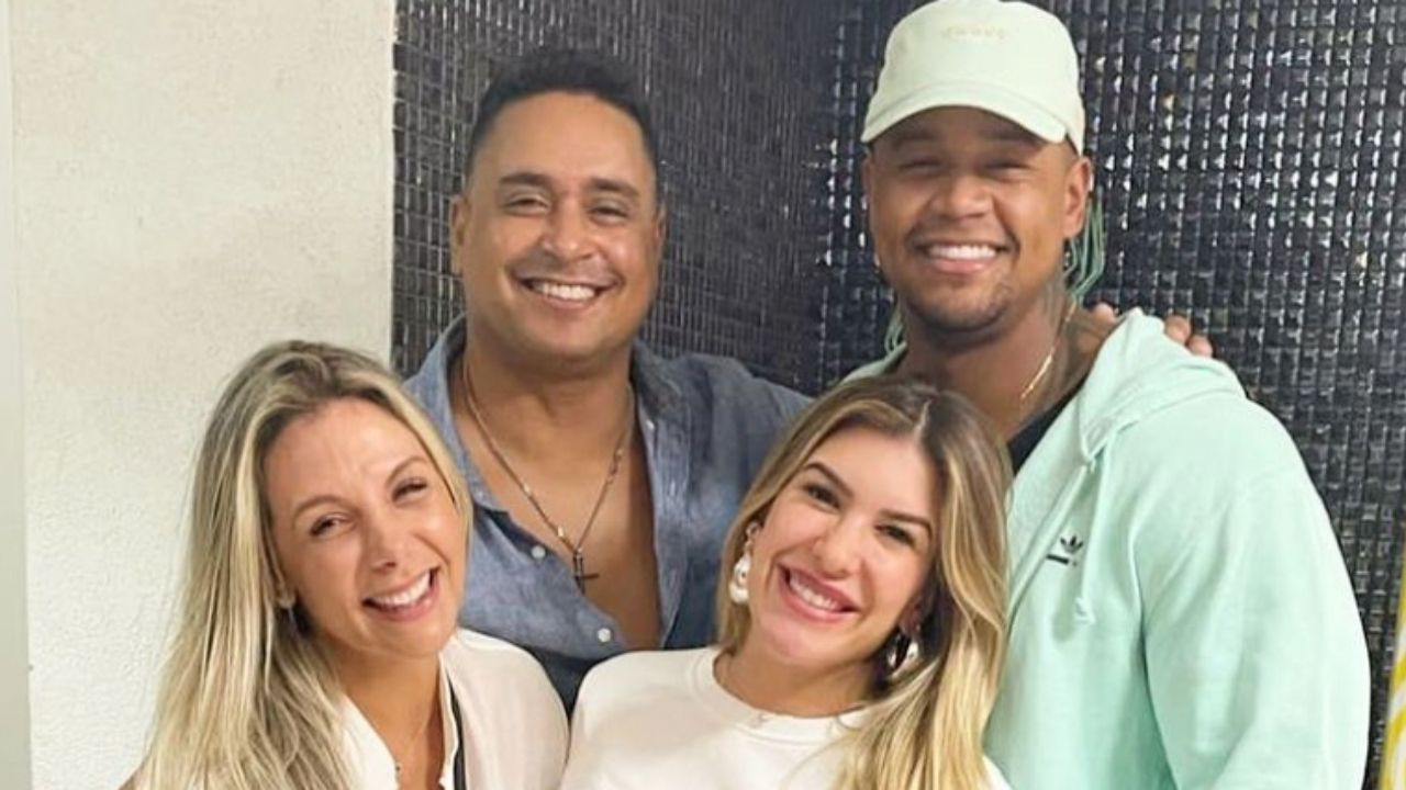 Xanddy e Carla Perez levam presente luxuoso para a bebê de Lore Improta: “Sempre incrível com a gente”