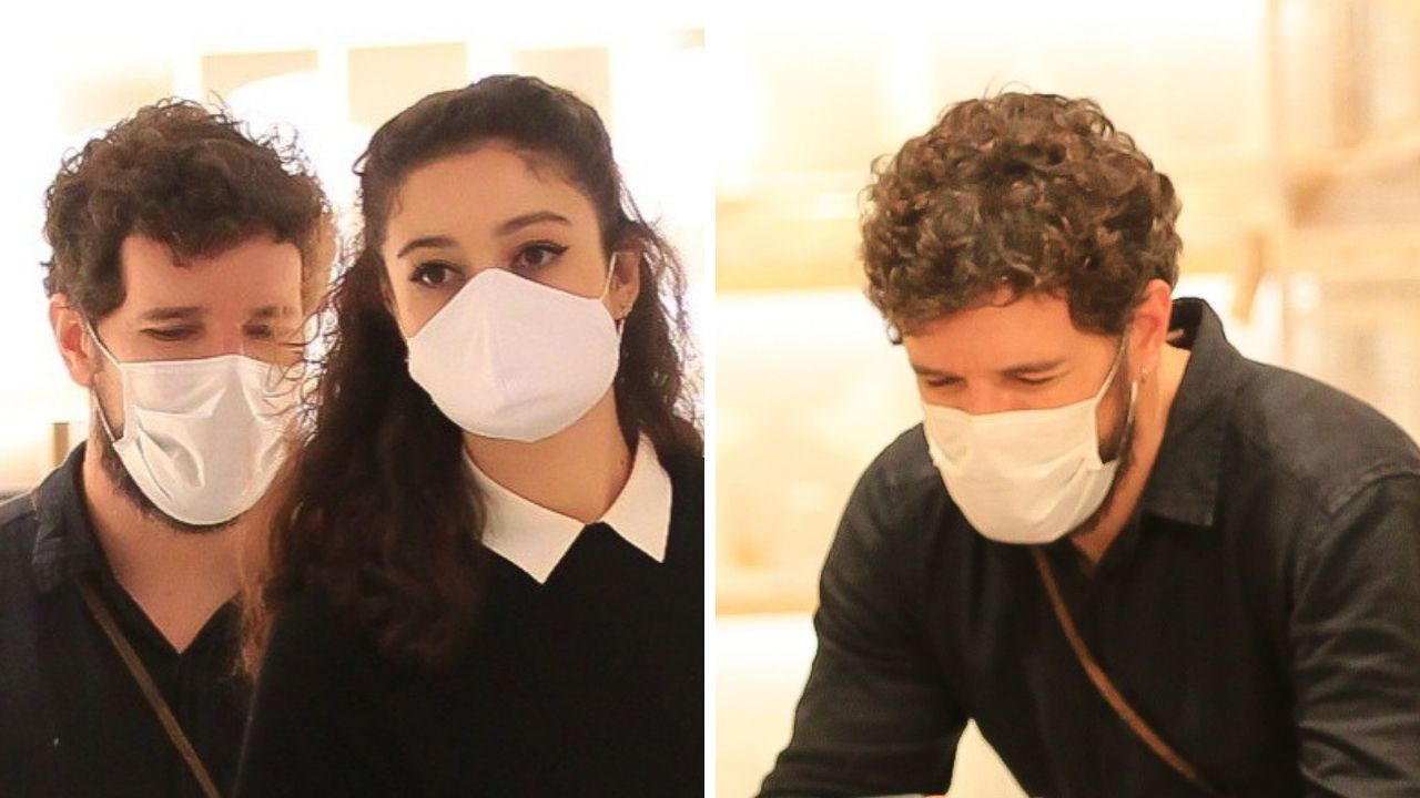 Chiquérrimos, Daniel de Oliveira e Sophie Charlotte são flagrados fazendo compras para a casa em shopping