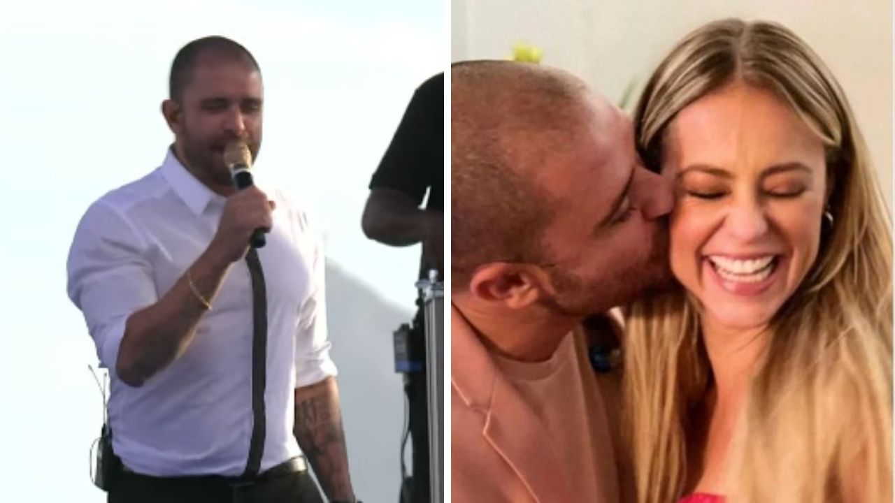 Diogo Nogueira altera letra de música em homenagem à namorada, Paolla Oliveira: “Tô feliz”