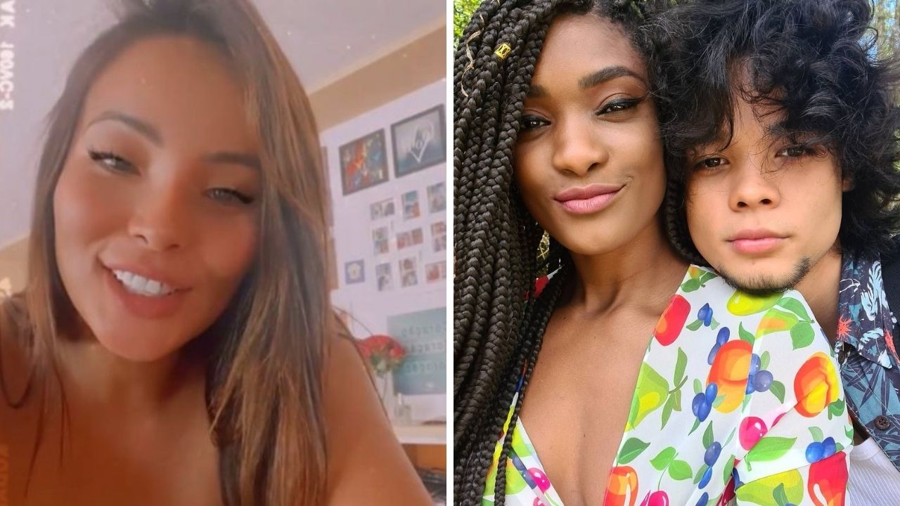Carol Nakamura revela que namoro do filho com Erika Januza ficou sério: “Morando juntos”