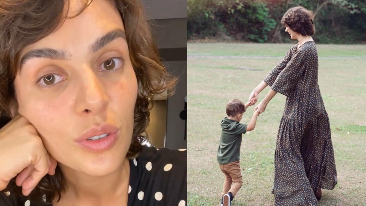 Esposa de Junior Lima nega dar ‘tapinhas’ no filho e reprova atitude: “Existem outros caminhos”