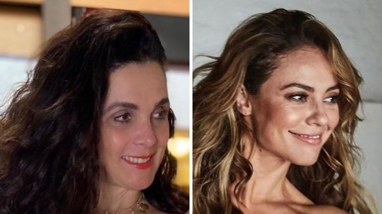 Ex-A Fazenda Luiza Ambiel imita Paolla Oliveira em clique ostentando o corpão e brinca: “Expetativa e realidade”