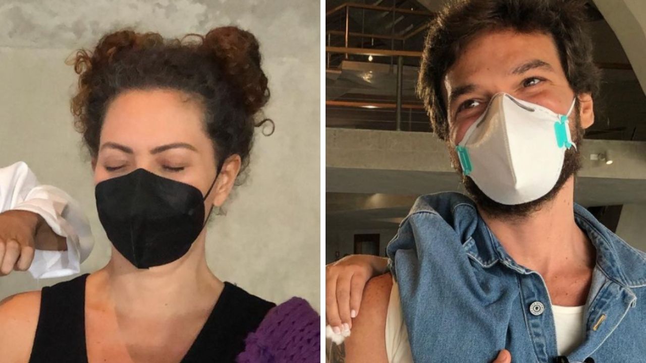 Esperando gêmeos, Fabíula Nascimento exibe a barriguinha pela primeira vez ao ser vacinada: “Agradecida”
