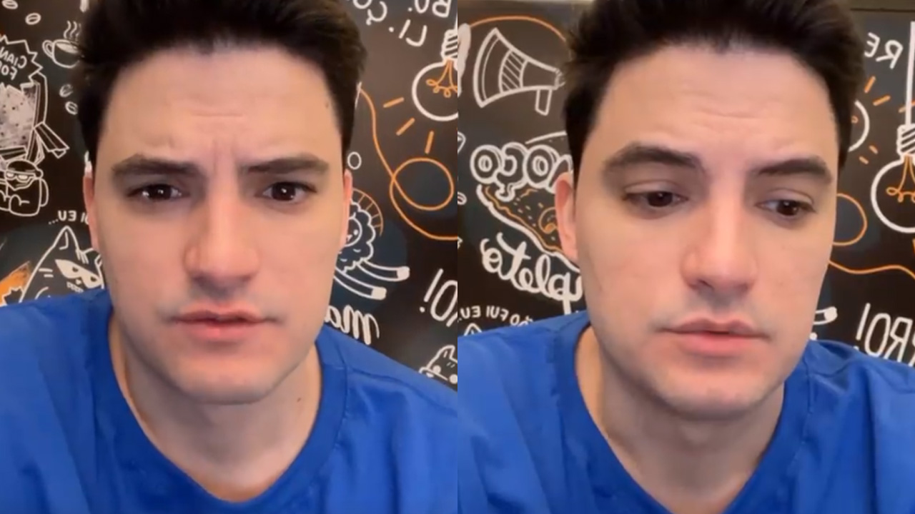 Felipe Neto revela diagnóstico de Covid-19 em exame de rotina: “Infelizmente é positivo”
