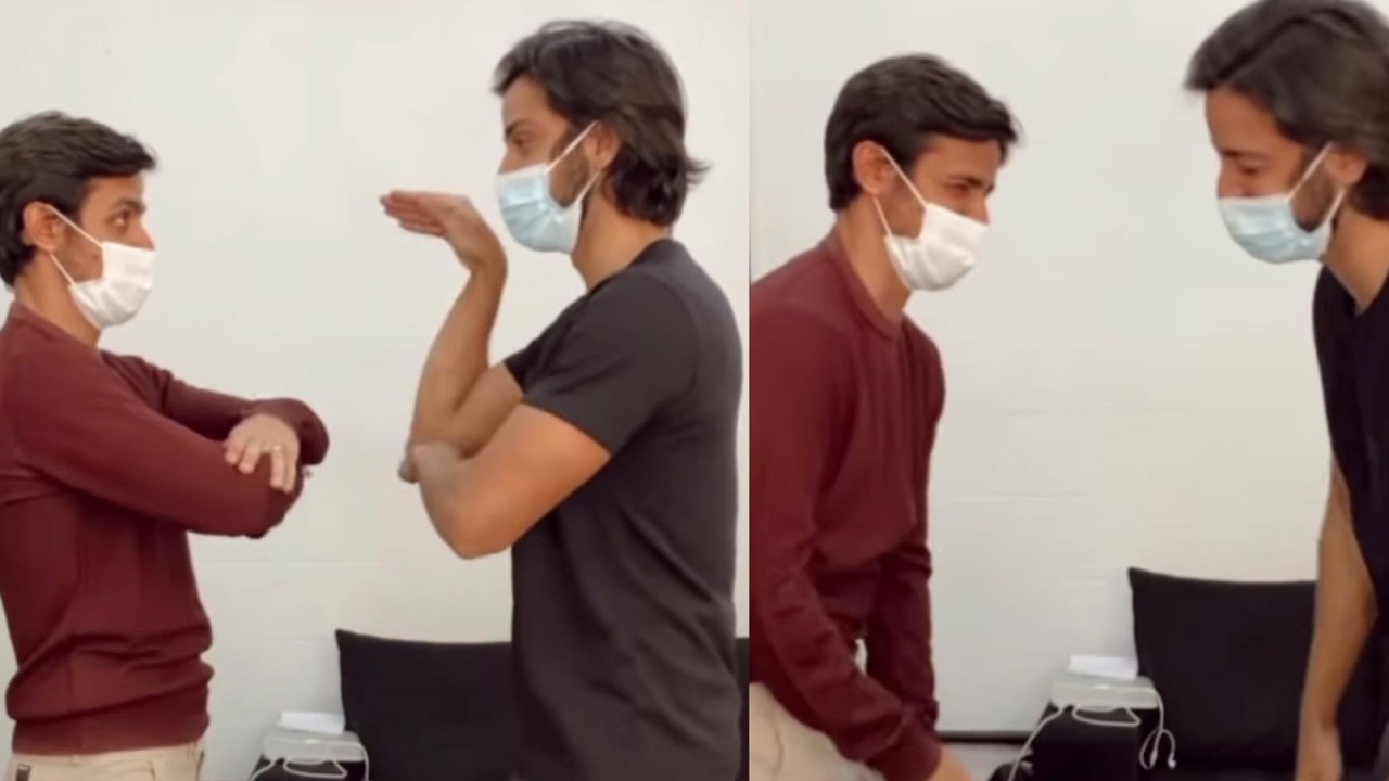 Rodrigo Simas e Felipe Simas se divertem em bastidores, mas são interrompidos por Mariana Uhulmann: “Me arrependi”