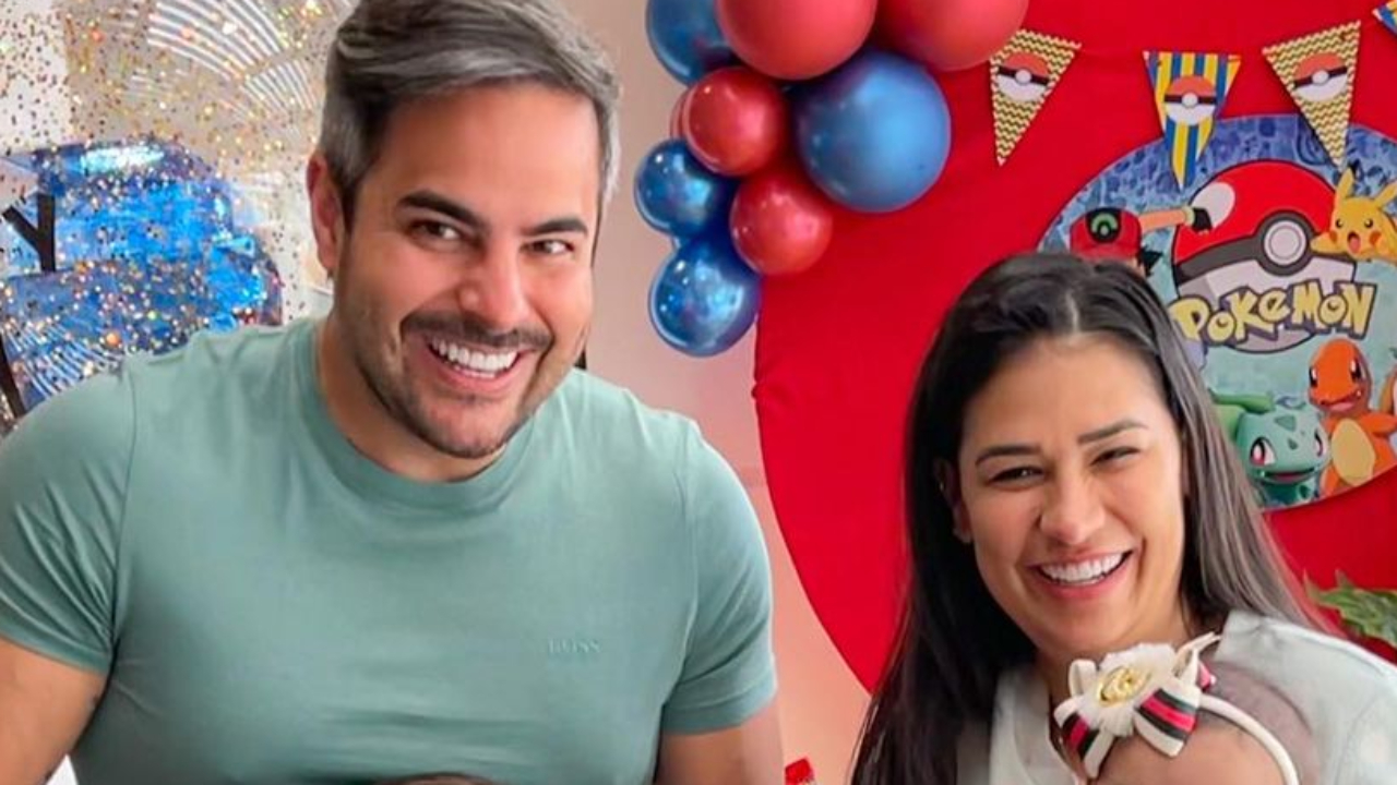 Simone e Kaká Diniz não deixam aniversário do filho passar em branco e preparam festão em casa: “Dia dele!”
