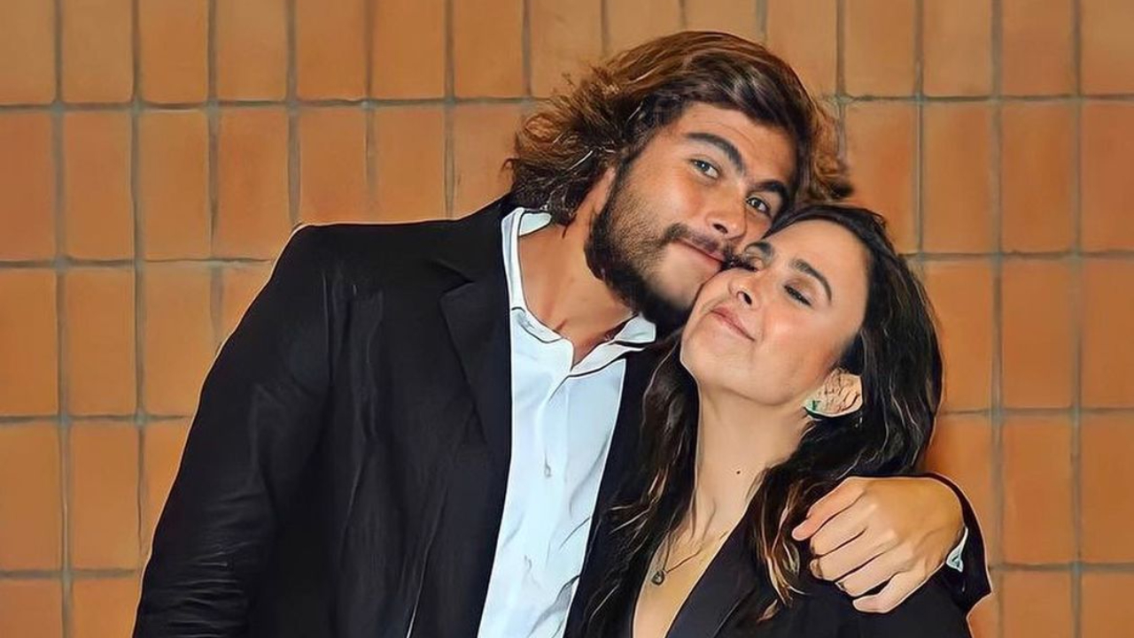 Filha de Rafa Vitti e Tatá Werneck surge durante banho de mar e papai coruja se derrete: ”Vista mais linda”