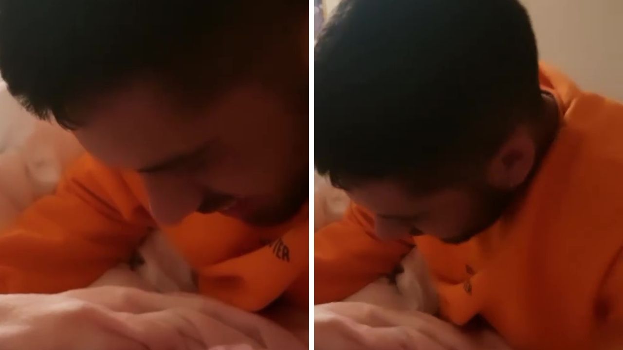 Filha de Zé Felipe e Virgínia Fonseca encanta ao web em vídeo dando risada com o papai coruja: “Quanto amor”