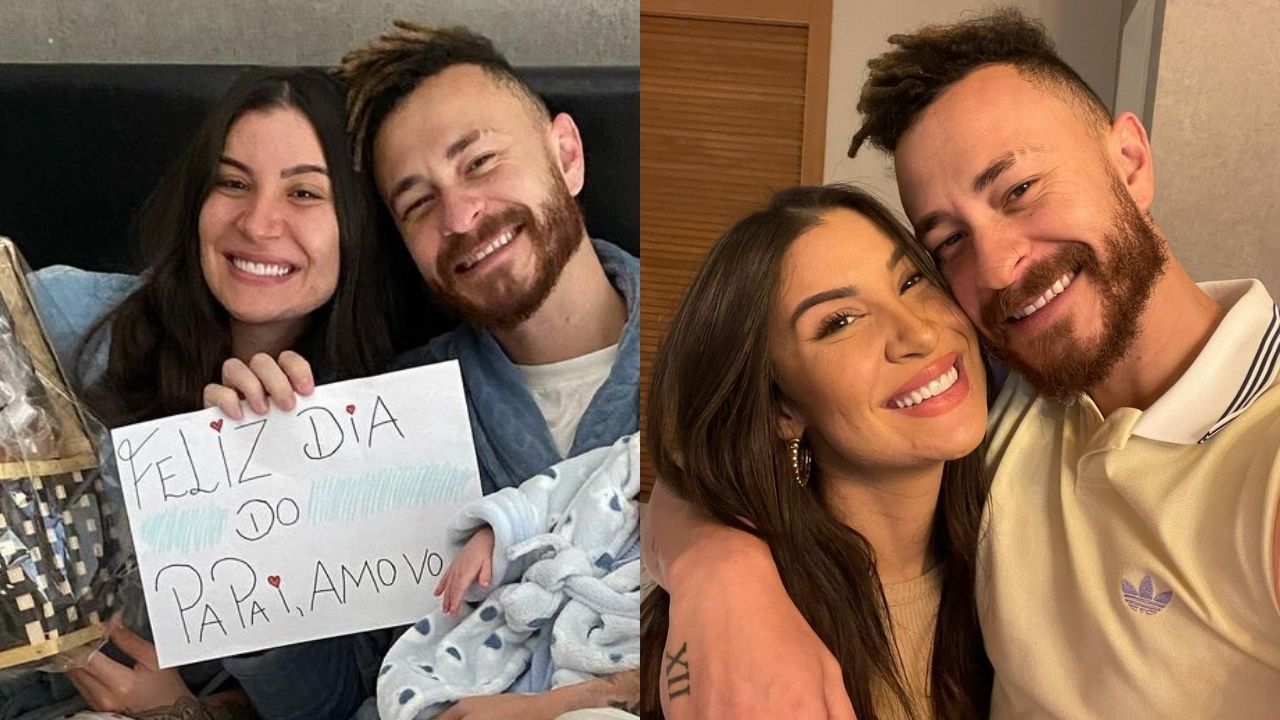 Pai de primeira viagem, Fred ganha surpresa de Bianca Andrade e baba pelo filho em texto emocionante: “Que dia feliz”