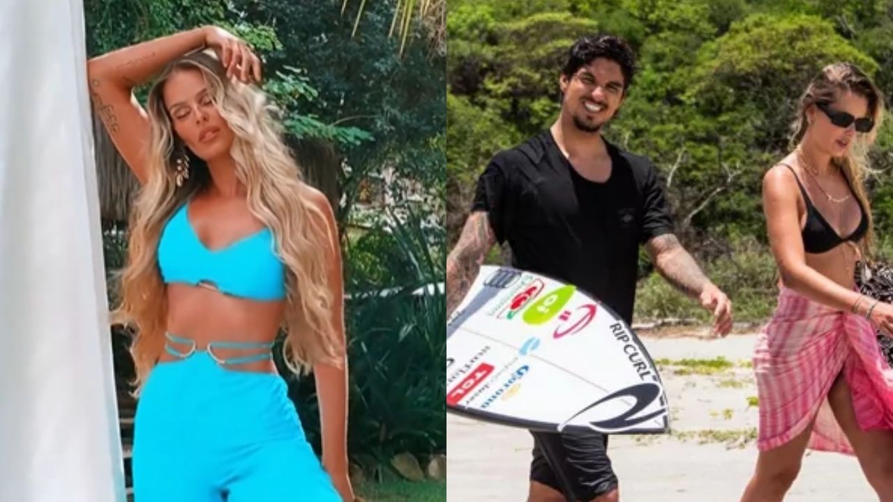 Apaixonadíssimo, Gabriel Medina baba em Yasmin Brunet durante ensaio fotográfico: “Que sorte a minha”