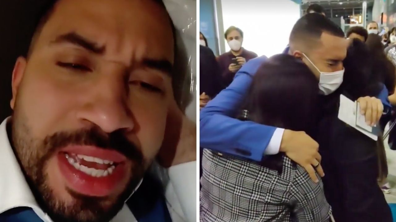 Mãe do ex-BBB Gil do Vigor gera comoção durante embarque do filho para os EUA: “O mundo é seu”