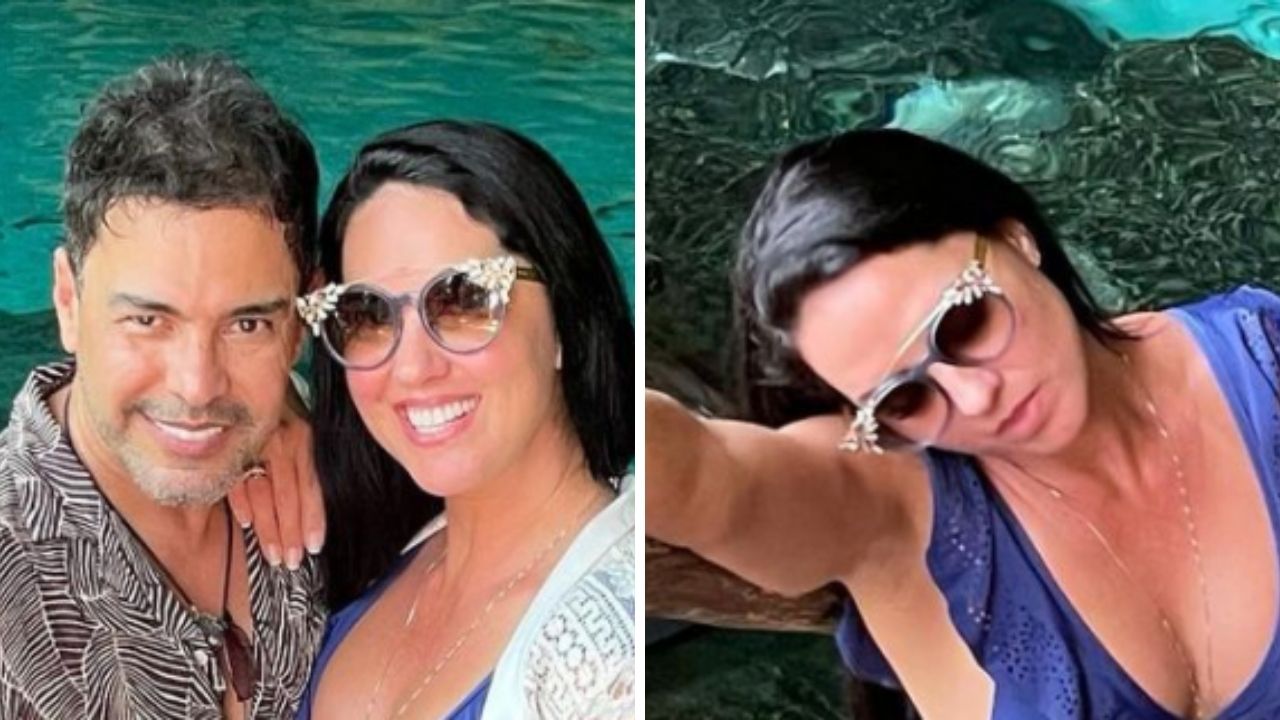 Graciele Lacerda elege biquíni de babados para mergulho e corpão chama a atenção: “Espetacular”