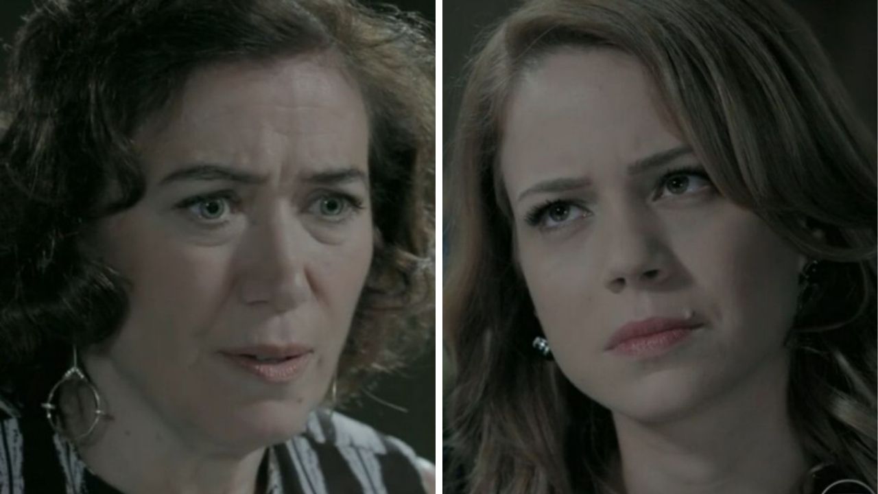 Império: Maria Marta vê Cristina em contato com ‘fantasma’ e a encurrala: “Deixa de ser sonsa”