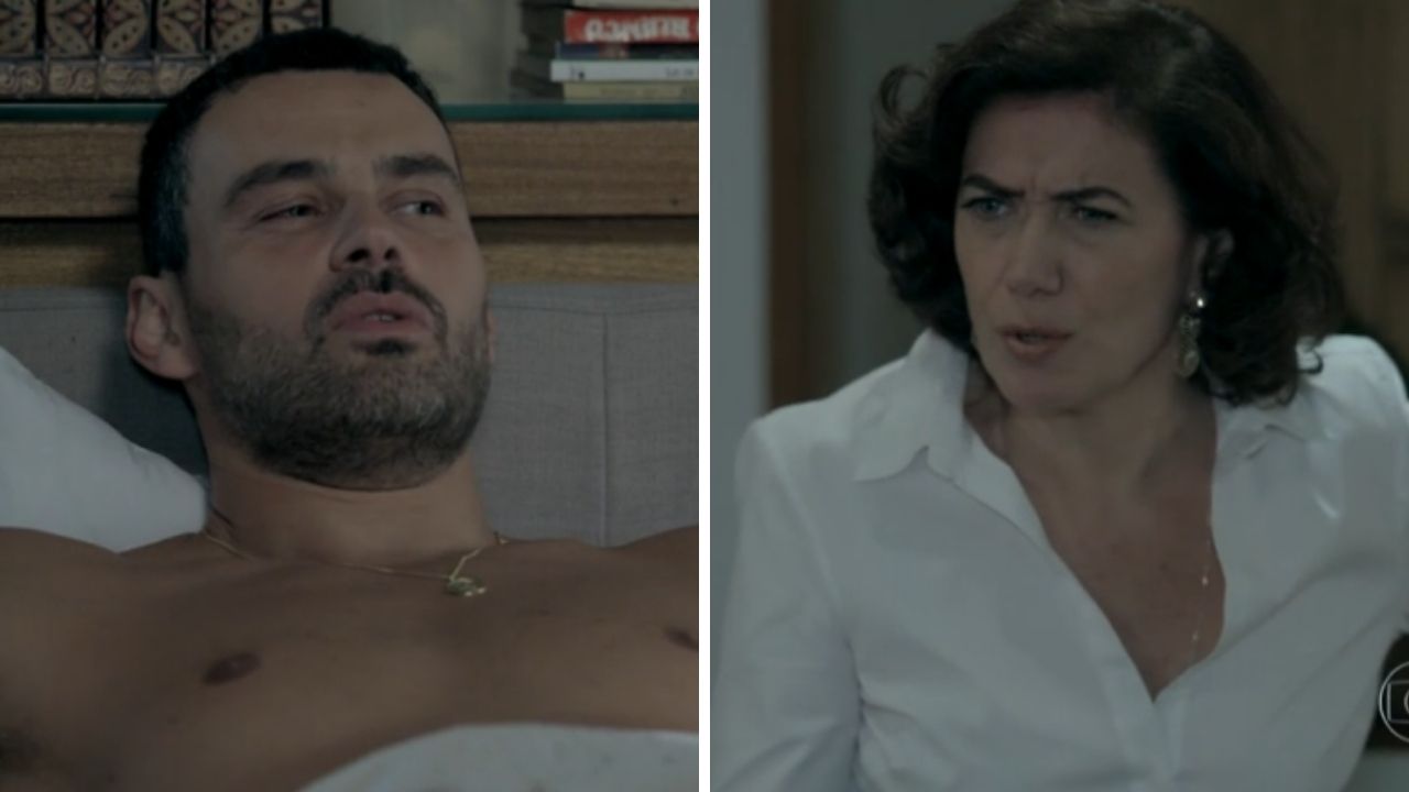 Império: Maurílio surge pelado e leva balde de água fria após pedido íntimo para Maria Marta: “Tem necessidade disso?”