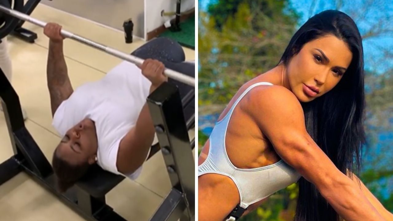 Na academia, Jojo Todynho tira onda durante o treino e dispara: “Vai achando que vida de Gracyanne é fácil”