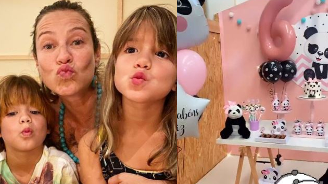 Luana Piovani não economiza e prepara festão de aniversário para os gêmeos em Portugal
